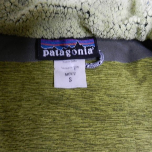 Vintage Patagonia Figure 4 Jacket Mens Small Avocado CSS Trail Softshell - Picture 7 of 14